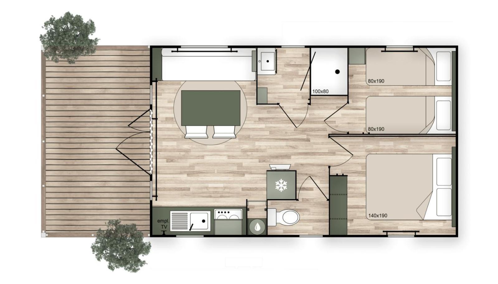 Eco-Lodge Lou Pantai Le Pradet Dış mekan fotoğraf